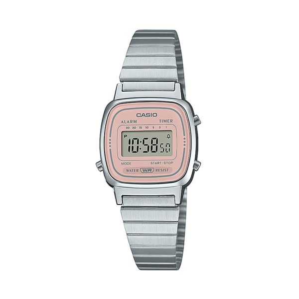 Casio Ročna ura Casio Vintage Mini LA670WEA-4A2EF Srebrna