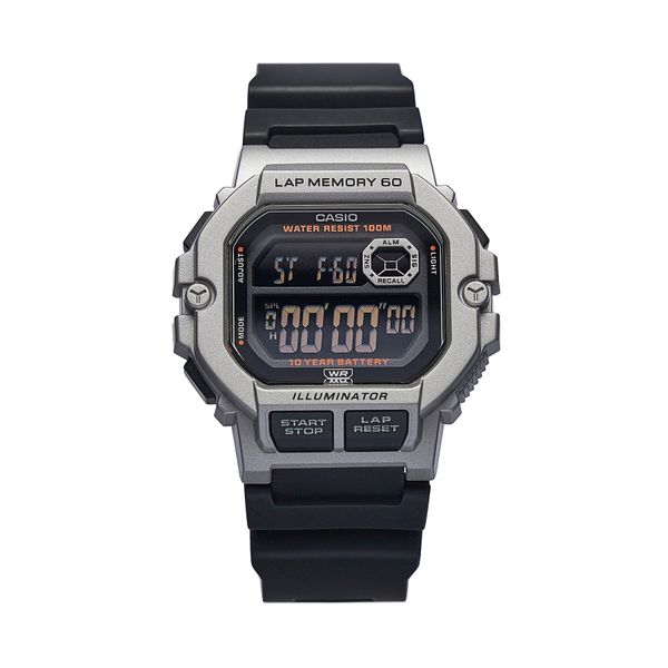 Casio Ročna ura Casio WS-1400H-1BVEF Črna