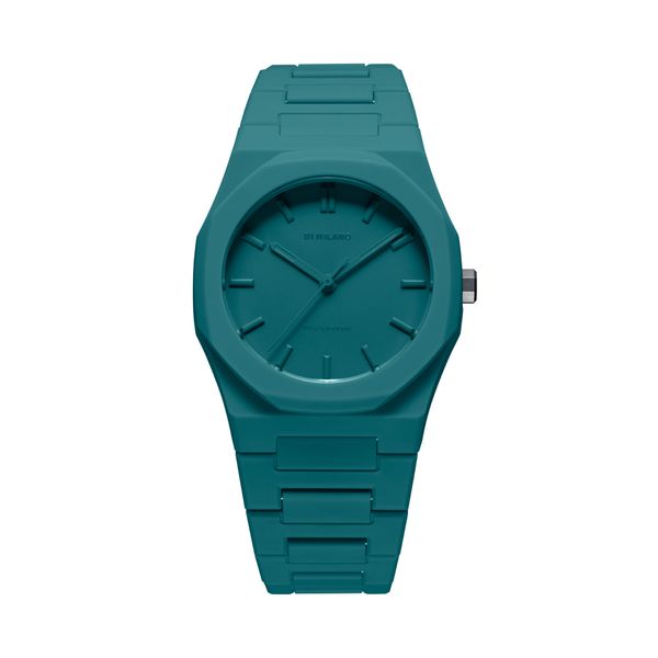 D1 Milano Ročna ura D1 Milano Teal Polycarbon PCBU02 Green