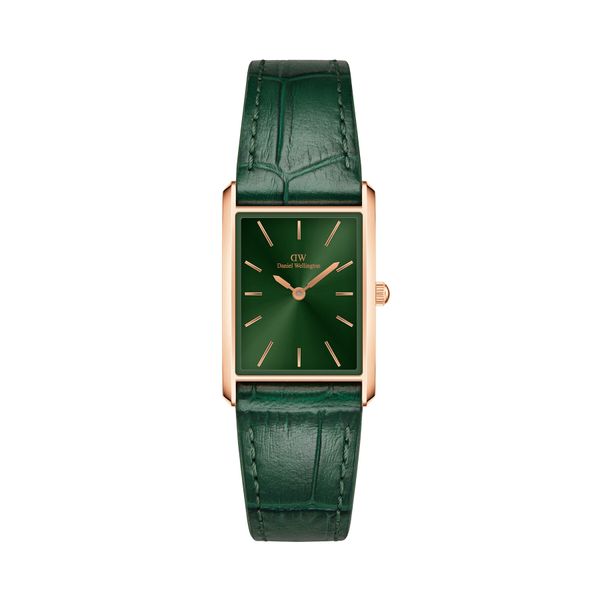 Daniel Wellington Ročna ura Daniel Wellington Bound Crocodile Emerald DW00100694 Zelena