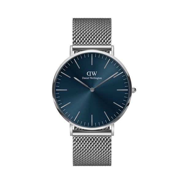 Daniel Wellington Ročna ura Daniel Wellington Classic Mesh DW00100628 Mornarsko modra