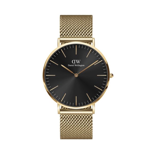 Daniel Wellington Ročna ura Daniel Wellington Classic Mesh DW00100631 Zlata