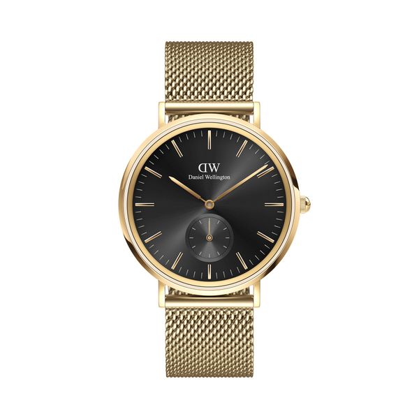 Daniel Wellington Ročna ura Daniel Wellington Classic Multi-Eye Evergold Onyx DW00100713 Zlata