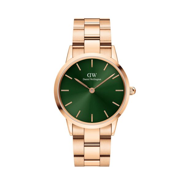 Daniel Wellington Ročna ura Daniel Wellington iconic Emerald DW00100419 Zlata