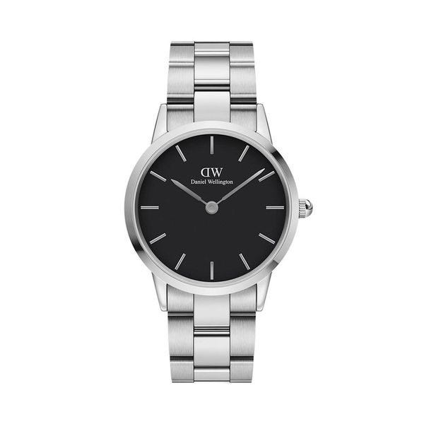 Daniel Wellington Ročna ura Daniel Wellington Link DW00100204 Silver/Black