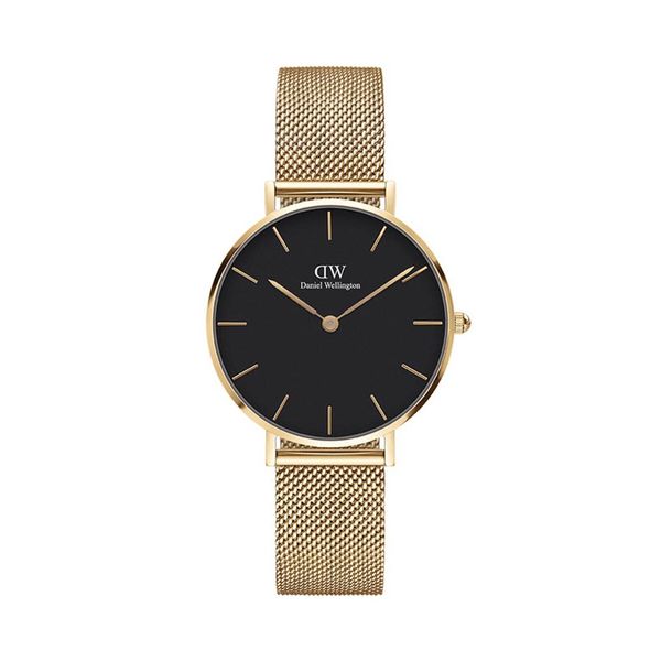 Daniel Wellington Ročna ura Daniel Wellington Petite Yg Mesh DW00100347 Zlata