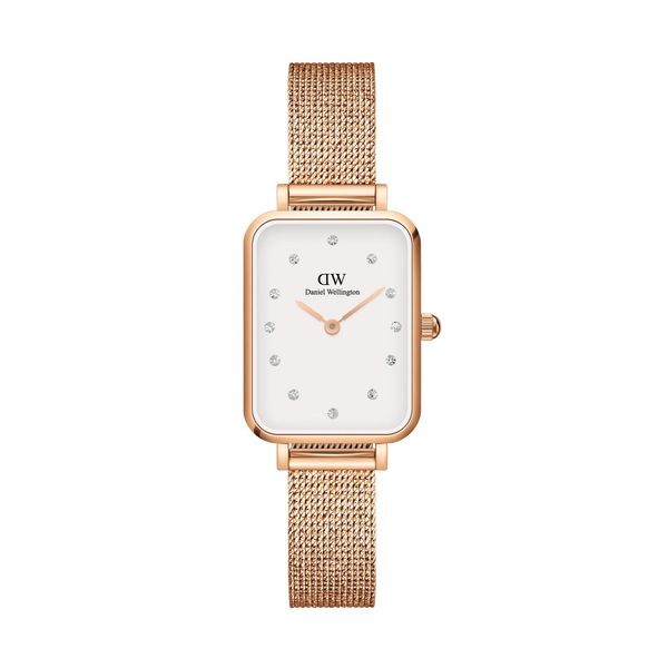 Daniel Wellington Ročna ura Daniel Wellington Quadro DW00100527 Gold/Gold