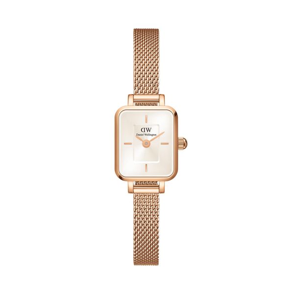 Daniel Wellington Ročna ura Daniel Wellington Quadro Mini DW00100651 Zlata