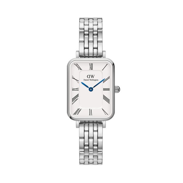 Daniel Wellington Ročna ura Daniel Wellington Quadro Roman Numerals 5-Link DW00100691 Silver