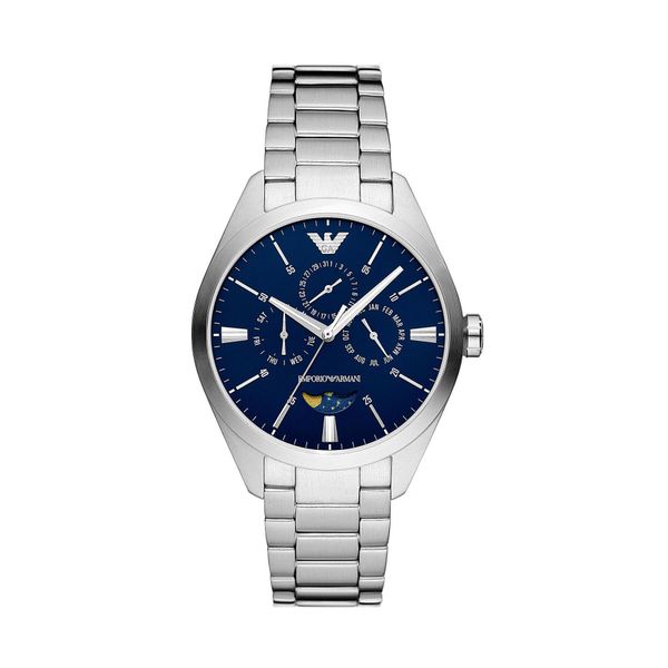 Emporio Armani Ročna ura Emporio Armani Claudio AR11553 Navy/Silver