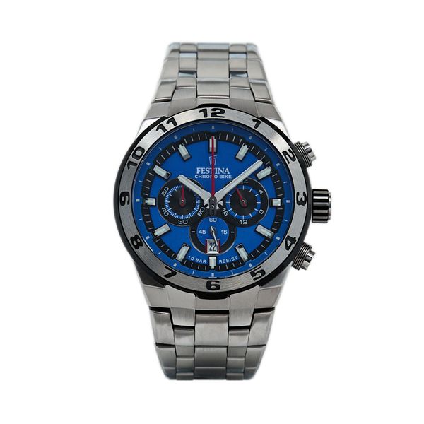 Festina Ročna ura Festina 20670/3 Silver/Blue