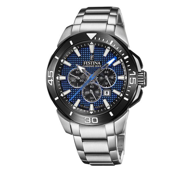 Festina Ročna ura Festina Chrono Bike 20641/2 Srebrna