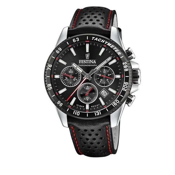 Festina Ročna ura Festina Timeless Chronograph F20561/4 Black