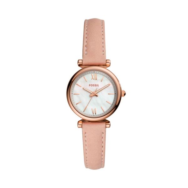 Fossil Ročna ura Fossil Carlie Mini ES4699 Roza