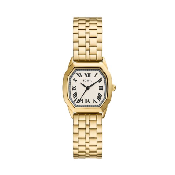 Fossil Ročna ura Fossil Harlow ES5361 Zlata