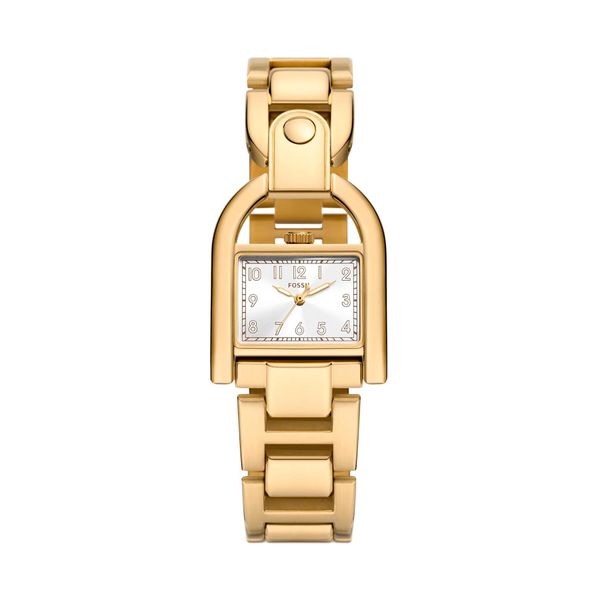 Fossil Ročna ura Fossil Harwell ES5327 Gold/Gold