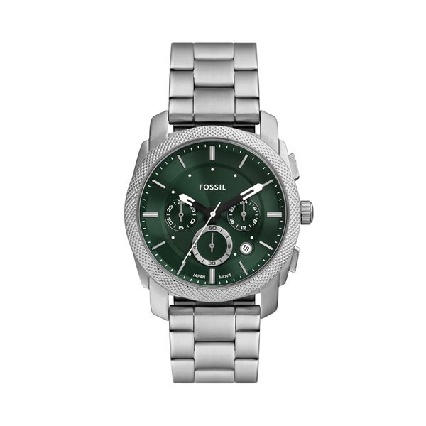 Fossil Ročna ura Fossil Machine Chronograph FS6079 Zelena