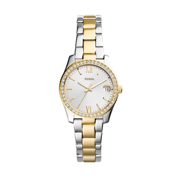 Fossil Ročna ura Fossil Scarlette ES4319 Silver/Gold