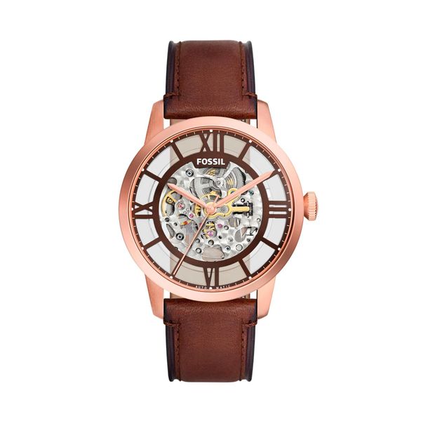 Fossil Ročna ura Fossil Townsman ME3259 Rjava