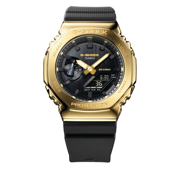 G-Shock Ročna ura G-Shock Casio CasiOak GM-2100G-1A9ER Black/Gold