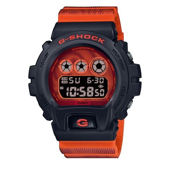G-Shock Ročna ura G-Shock DW-6900TD-4ER Oranžna