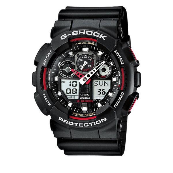 G-Shock Ročna ura G-Shock GA-100-1A4ER Črna