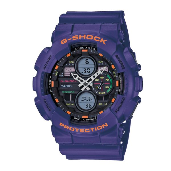 G-Shock Ročna ura G-Shock GA-140-6AER Purple/Purple