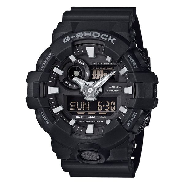 G-Shock Ročna ura G-Shock GA-700-1BER Black/Black