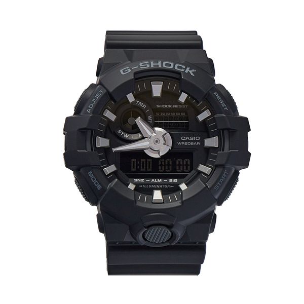 G-Shock Ročna ura G-Shock GA-700-1BER Črna