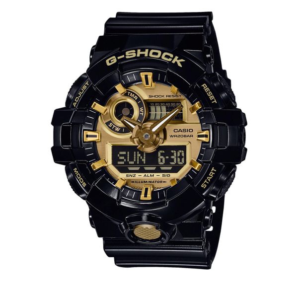 G-Shock Ročna ura G-Shock GA-710GB-1AER Črna