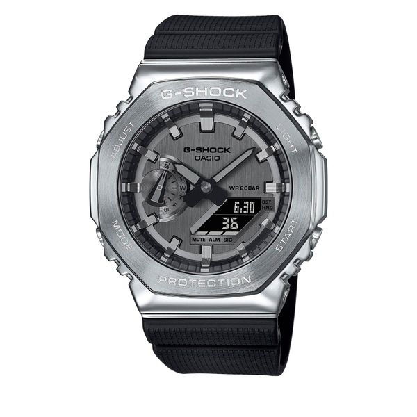 G-Shock Ročna ura G-Shock GM-2100-1AER Black/Silver