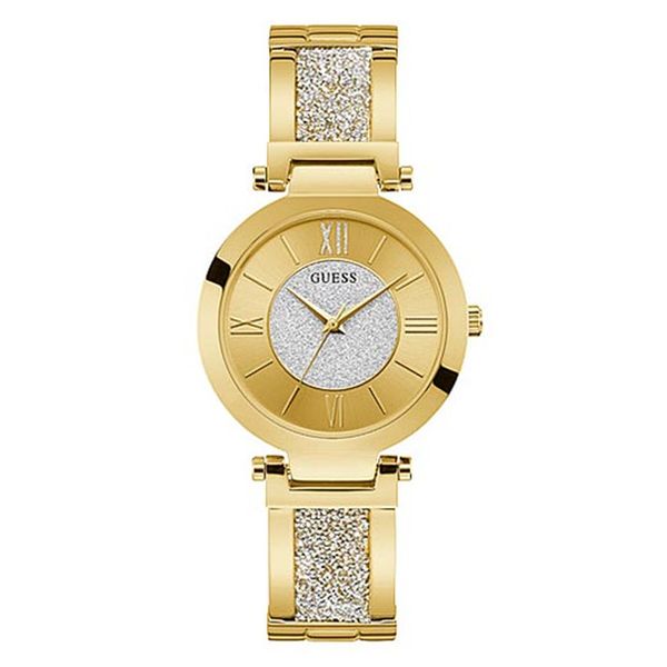 Guess Ročna ura Guess Aurora W1288L2 Zlata