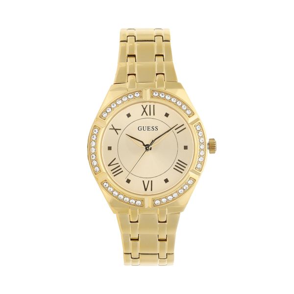 Guess Ročna ura Guess Cosmo GW0033L2 Zlata