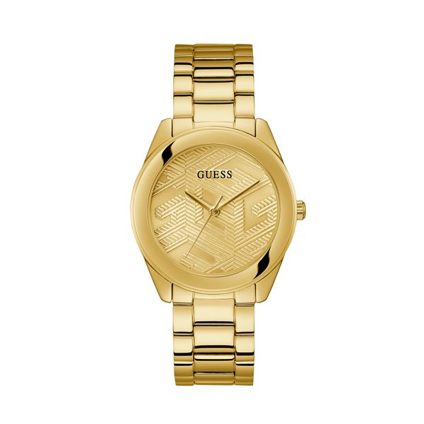 Guess Ročna ura Guess Cubed GW0606L2 Zlata