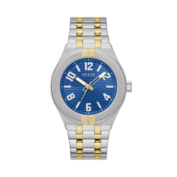 Guess Ročna ura Guess Escape GW0661G1 Srebrna