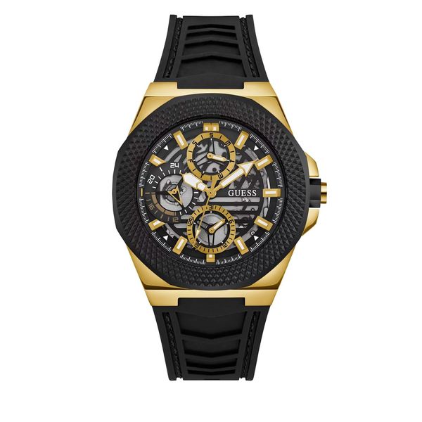 Guess Ročna ura Guess Front-Runner GW0577G2 BLACK/GOLD