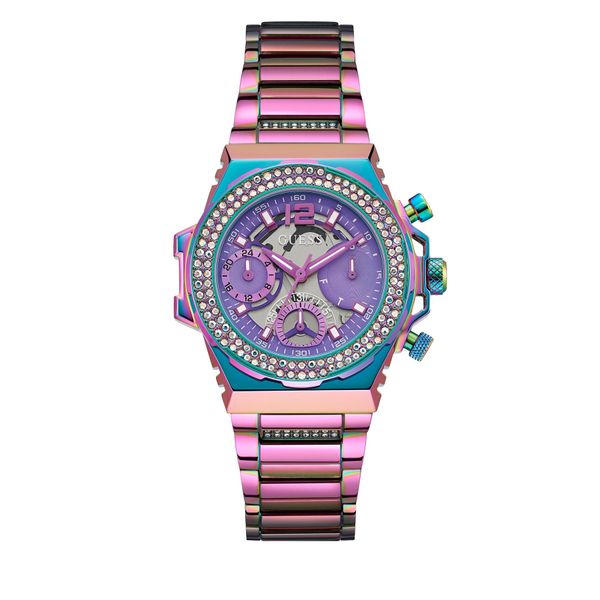 Guess Ročna ura Guess Fusion GW0552L4 PURPLE