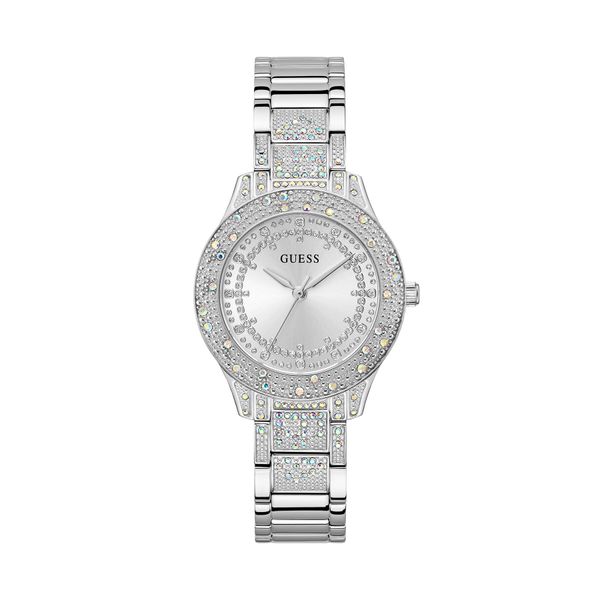 Guess Ročna ura Guess GW0746L1 Srebrna