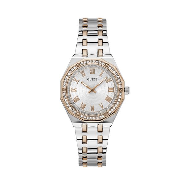 Guess Ročna ura Guess GW0770L5 Srebrna