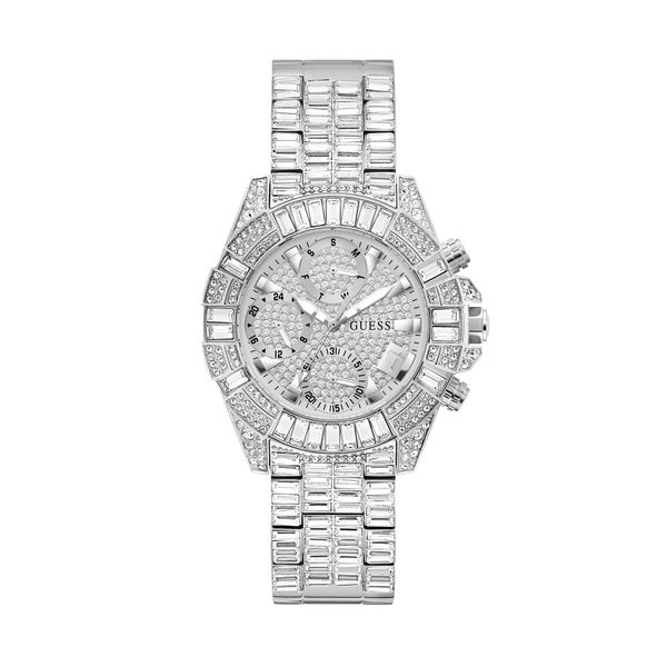 Guess Ročna ura Guess GW0812L1 Srebrna