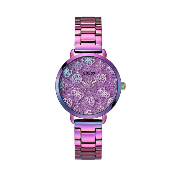 Guess Ročna ura Guess Sugarplum GW0670L3 Vijolična