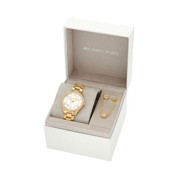 Michael Kors Ročna ura Michael Kors Lauryn  MK4849SET Zlata