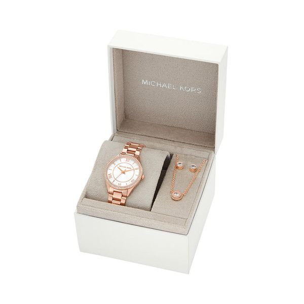 Michael Kors Ročna ura Michael Kors Lauryn  MK4850SET Roza