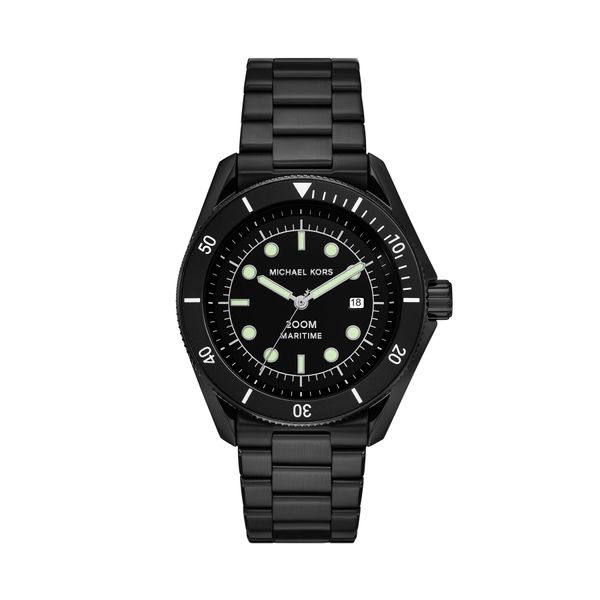 Michael Kors Ročna ura Michael Kors Maritime MK9181 Črna