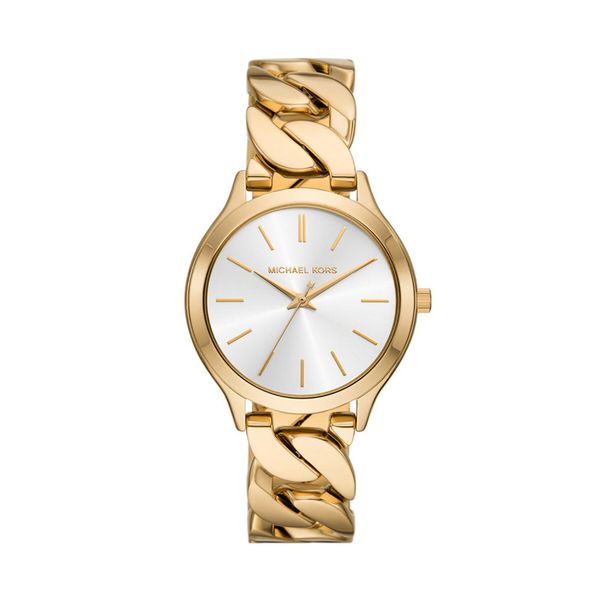 Michael Kors Ročna ura Michael Kors Slim Runaway MK7472 Zlata