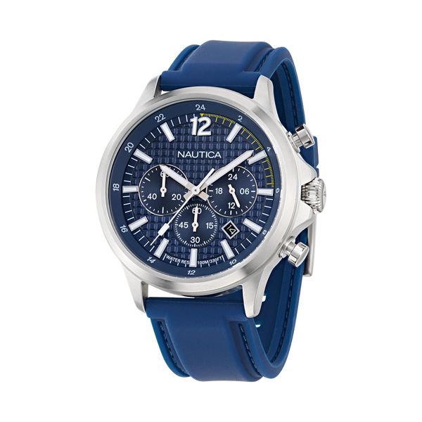 Nautica Ročna ura Nautica Blueocean Chronograph NAPBOF402 Modra