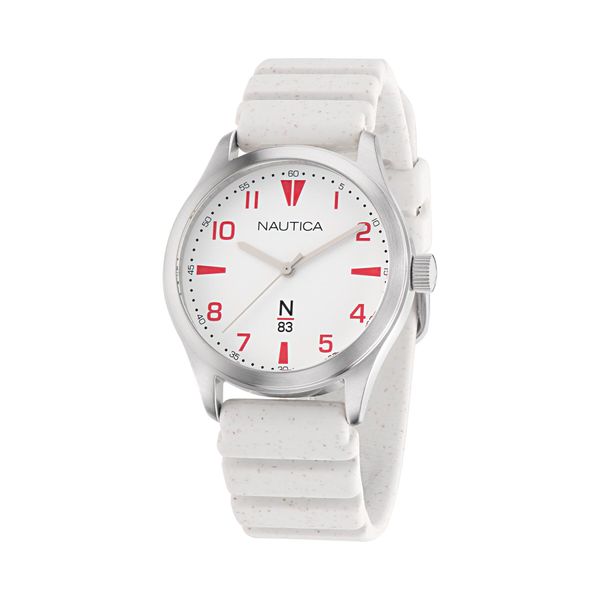 Nautica Ročna ura Nautica NAPHBS403 White/White