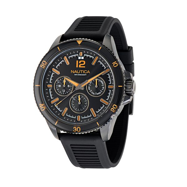 Nautica Ročna ura Nautica NAPWRS402 Black/Black