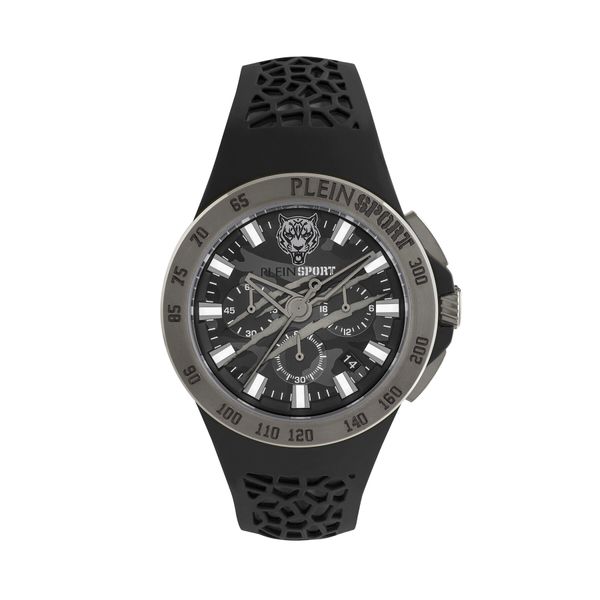 Plein Sport Ročna ura Plein Sport Thunderstorm Chrono PSABA0123 Black Camo