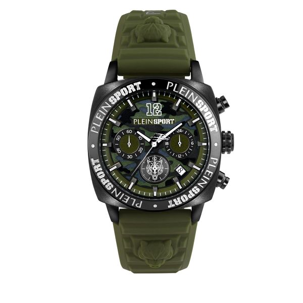 Plein Sport Ročna ura Plein Sport Wildcat PSGBA0223 Green Camo